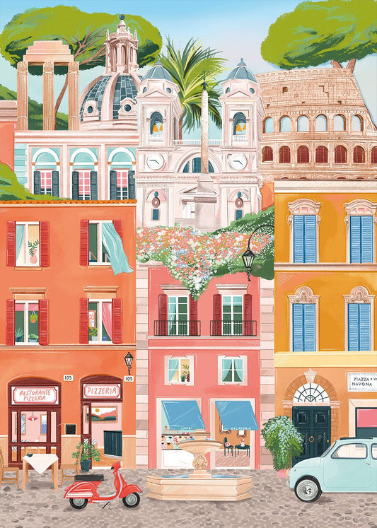 Róma Pieces & Peace 1000 darabos kirakó puzzle (PaP-00184) - puzzlegarden