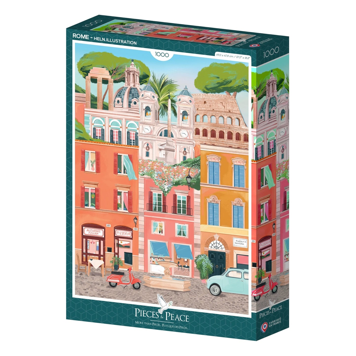 Róma Pieces & Peace 1000 darabos kirakó puzzle (PaP-00184) - puzzlegarden