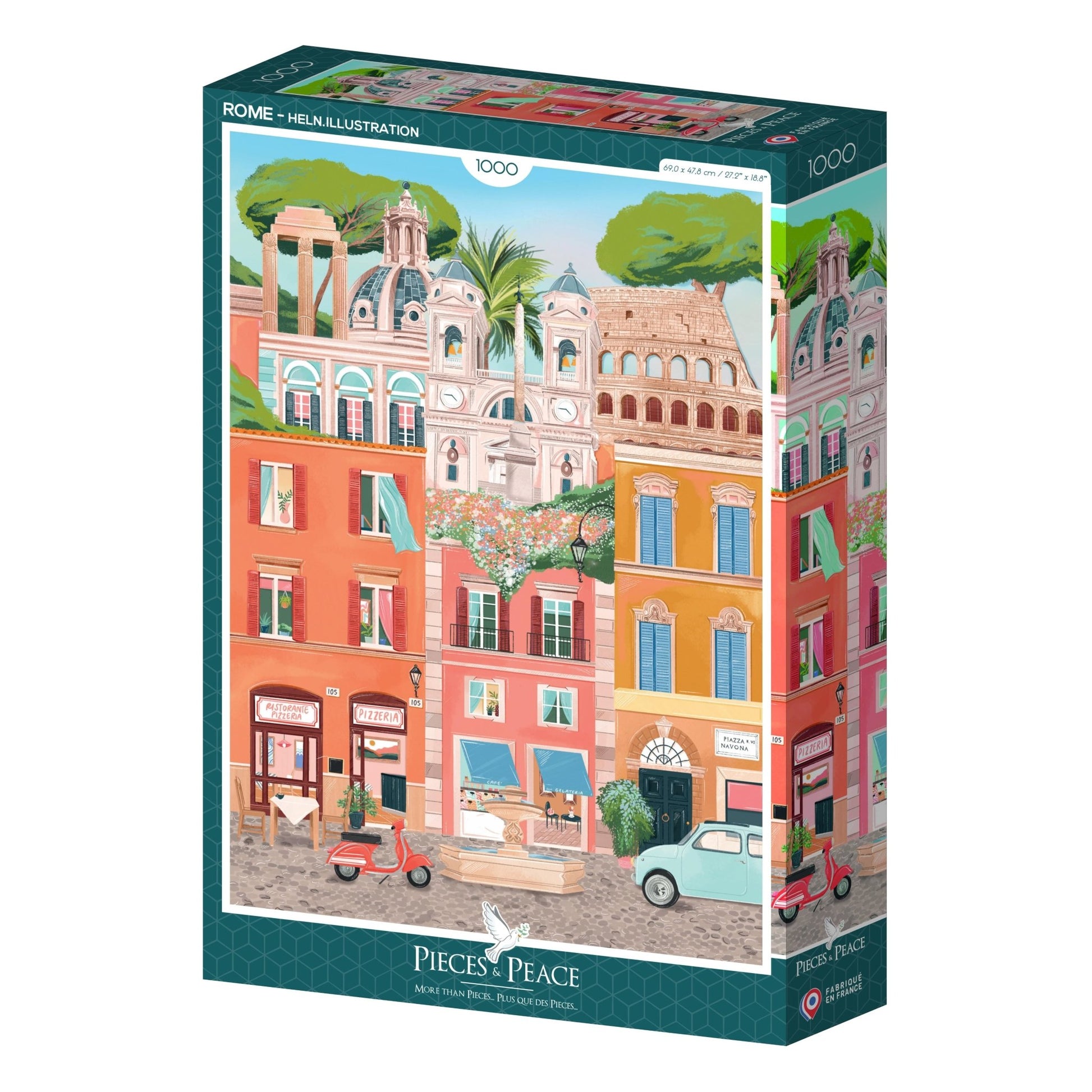 Róma Pieces & Peace 1000 darabos kirakó puzzle (PaP-00184) - puzzlegarden