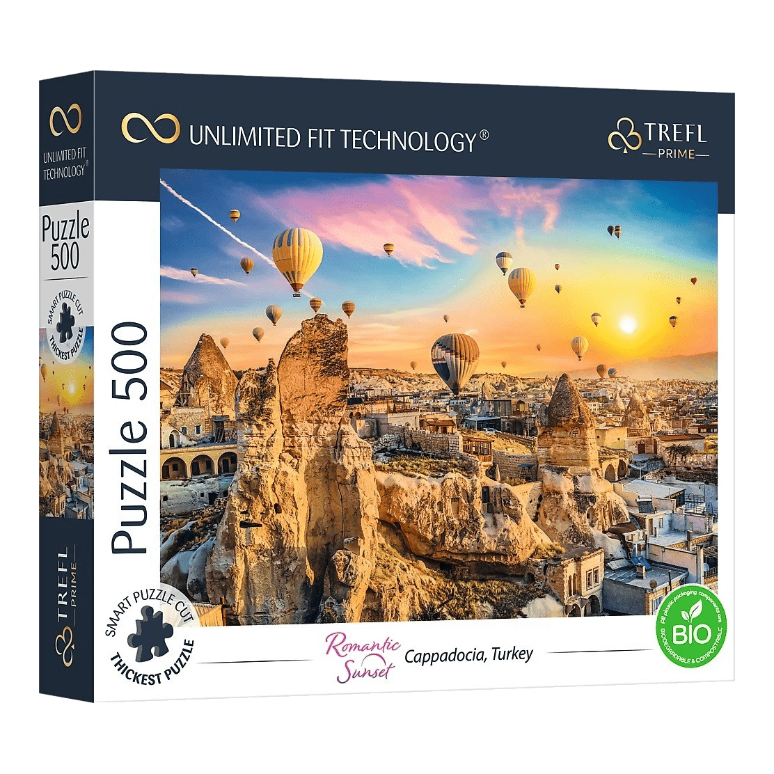 Romantikus naplemente - Kappadókia, Törökország Trefl 500 darabos kirakó puzzle (TR-37458) - puzzlegarden