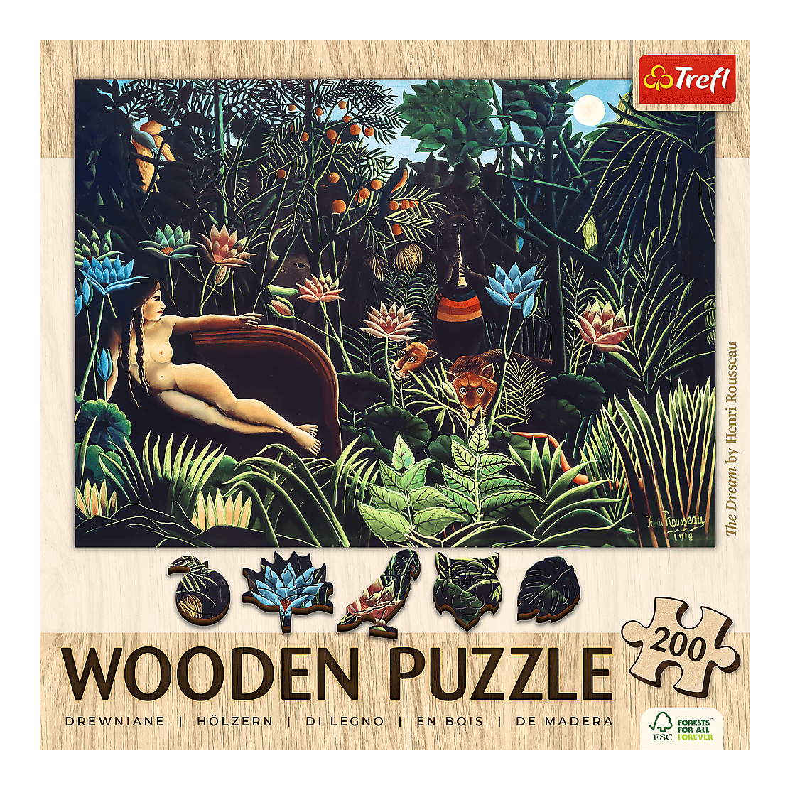 Rousseau - Az Álom - FA Kirakó! Trefl 200 darabos kirakó puzzle (TR-20253) - puzzlegarden