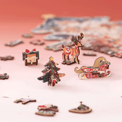 Rowood - Karácsonyi városka Robotime 200 darabos kirakó puzzle (RO-TA007) - puzzlegarden