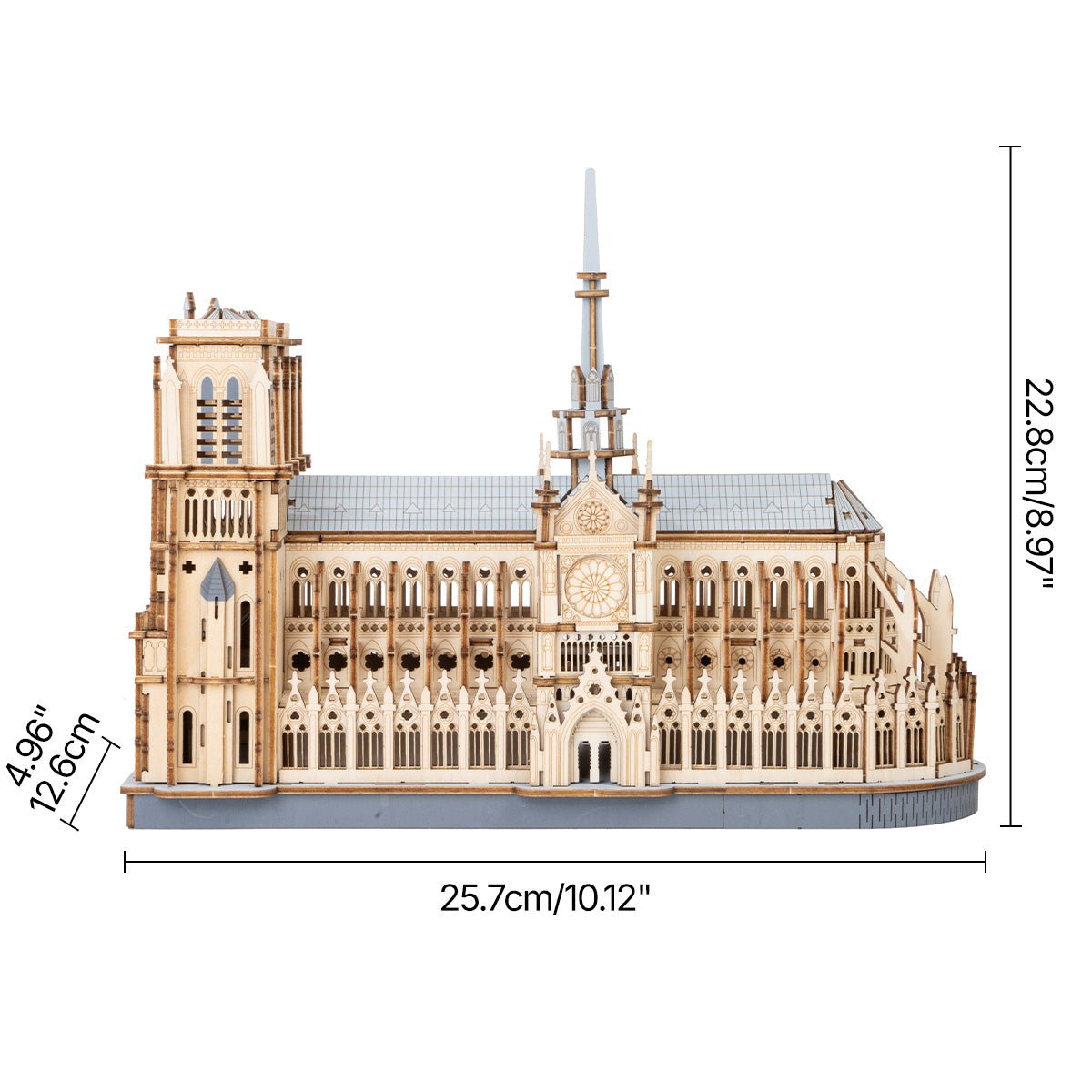 Rowood - Párizsi katedrális Robotime 330 darabos kirakó puzzle (RO-TG511) - puzzlegarden