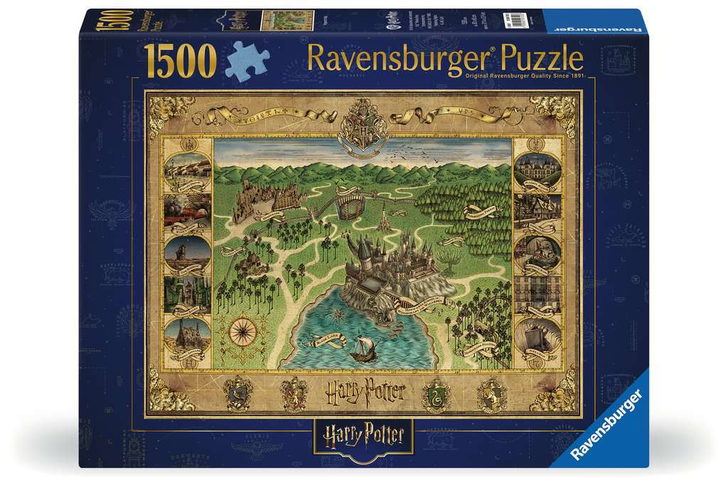 Roxforti térkép Ravensburger 1500 darabos kirakó puzzle (RA - 12000720 4005555007203) - puzzlegarden