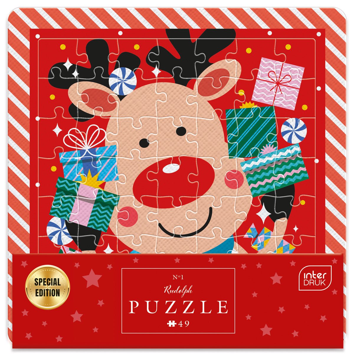 Rudolf Interdruk 49 darabos kirakó puzzle (ID-5902277395900) - puzzlegarden