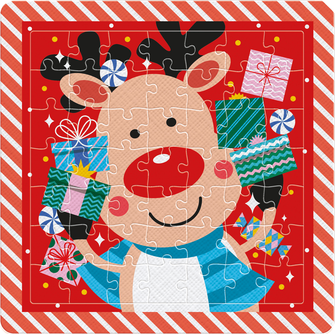 Rudolf Interdruk 49 darabos kirakó puzzle (ID-5902277395900) - puzzlegarden