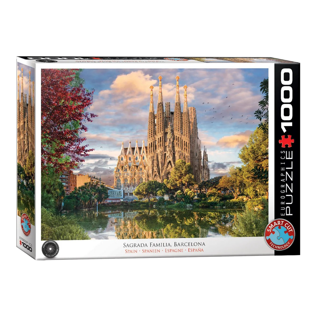 Sagrada Família, Barcelona Eurographics 1000 darabos kirakó puzzle (EUR-6000-6166) - puzzlegarden