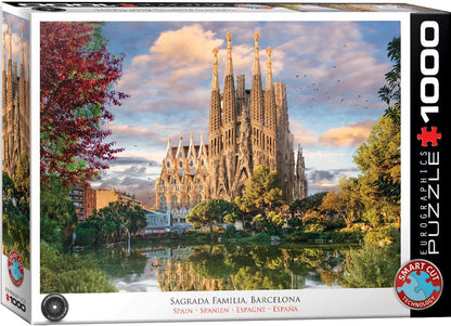 Sagrada Família, Barcelona Eurographics 1000 darabos kirakó puzzle (EUR-6000-6166) - puzzlegarden
