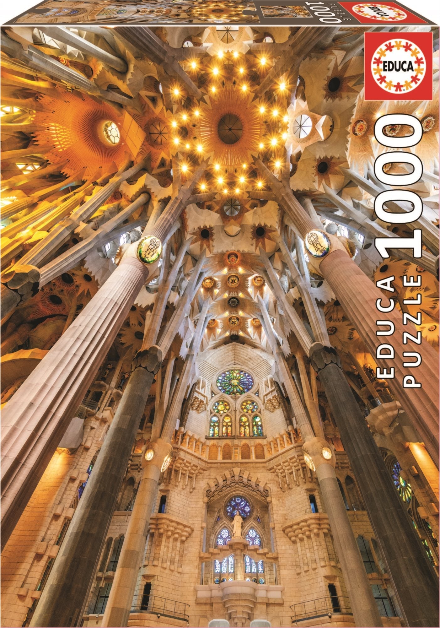 Sagrada Familia - belső tér Educa 1000 darabos kirakó puzzle (ED-19614 8412668196148) - puzzlegarden