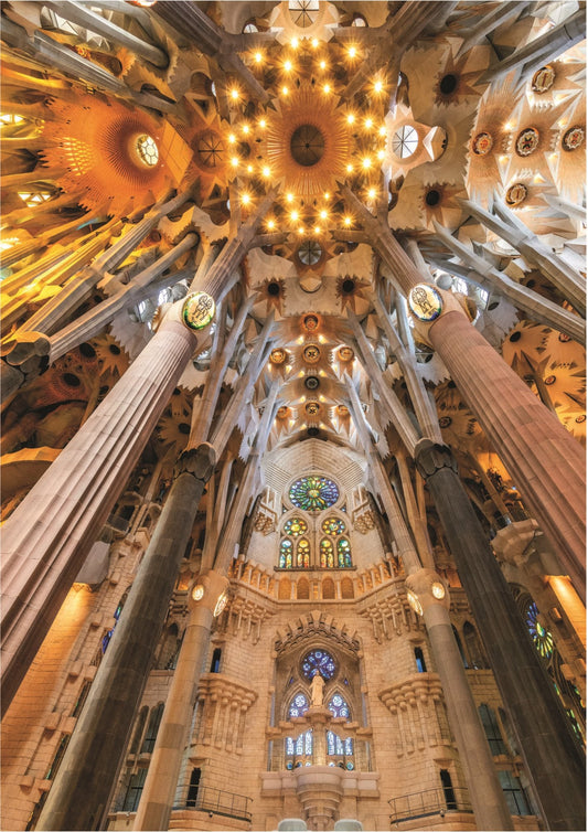 Sagrada Familia - belső tér Educa 1000 darabos kirakó puzzle (ED - 19614) - puzzlegarden