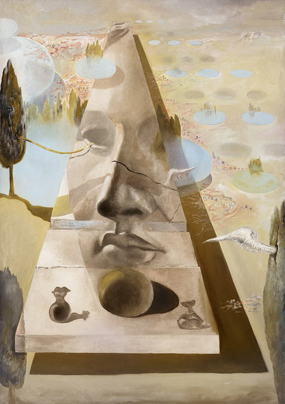 Salvador Dalí - Apparition of the Visage of Aphrodite of Cnidos in a Landscape Bluebird 1000 darabos kirakó puzzle (BB-P-60103 3663384601033) - puzzlegarden