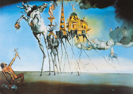 Salvador Dalí - Szent Antal Megkísértése Bluebird 1000 darabos kirakó puzzle (BB-60107 3663384601071) - puzzlegarden