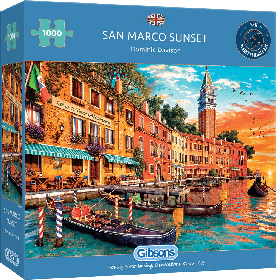 San Marco - i Naplemente Gibsons 1000 darabos kirakó puzzle (G - G6347) - puzzlegarden