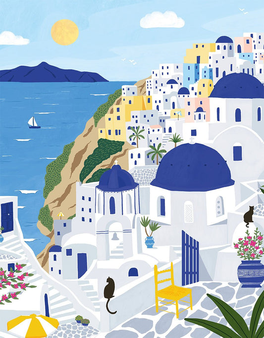 Santorini Pieces & Peace 500 darabos kirakó puzzle (PaP-00094) - puzzlegarden