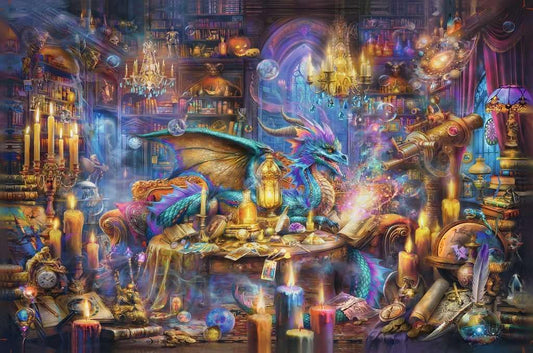 Sárkánykönyvtár Ravensburger 3000 darabos kirakó puzzle (RA - 12001418) - puzzlegarden