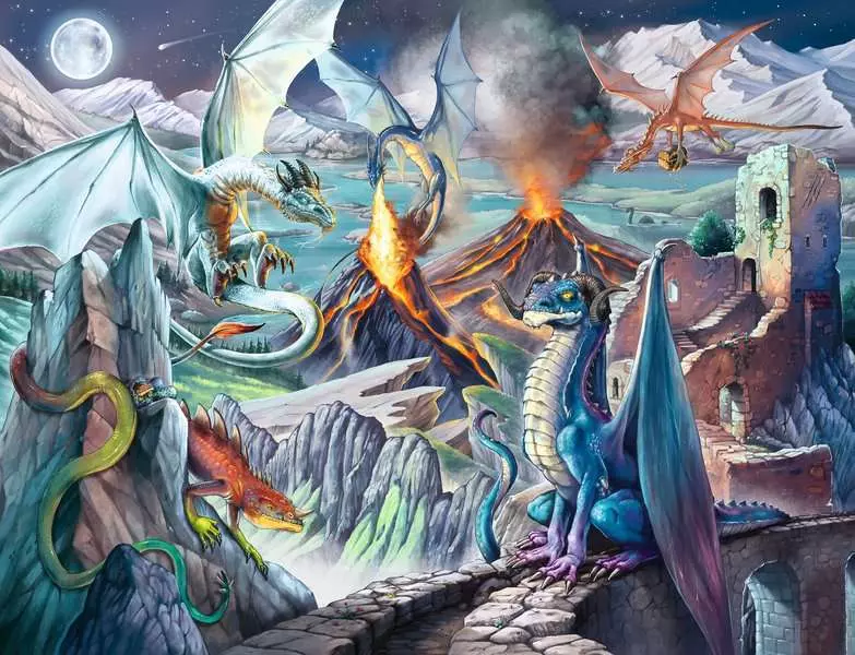Sárkányőrzők Ravensburger 2000 darabos kirakó puzzle (RA-12001750) - puzzlegarden