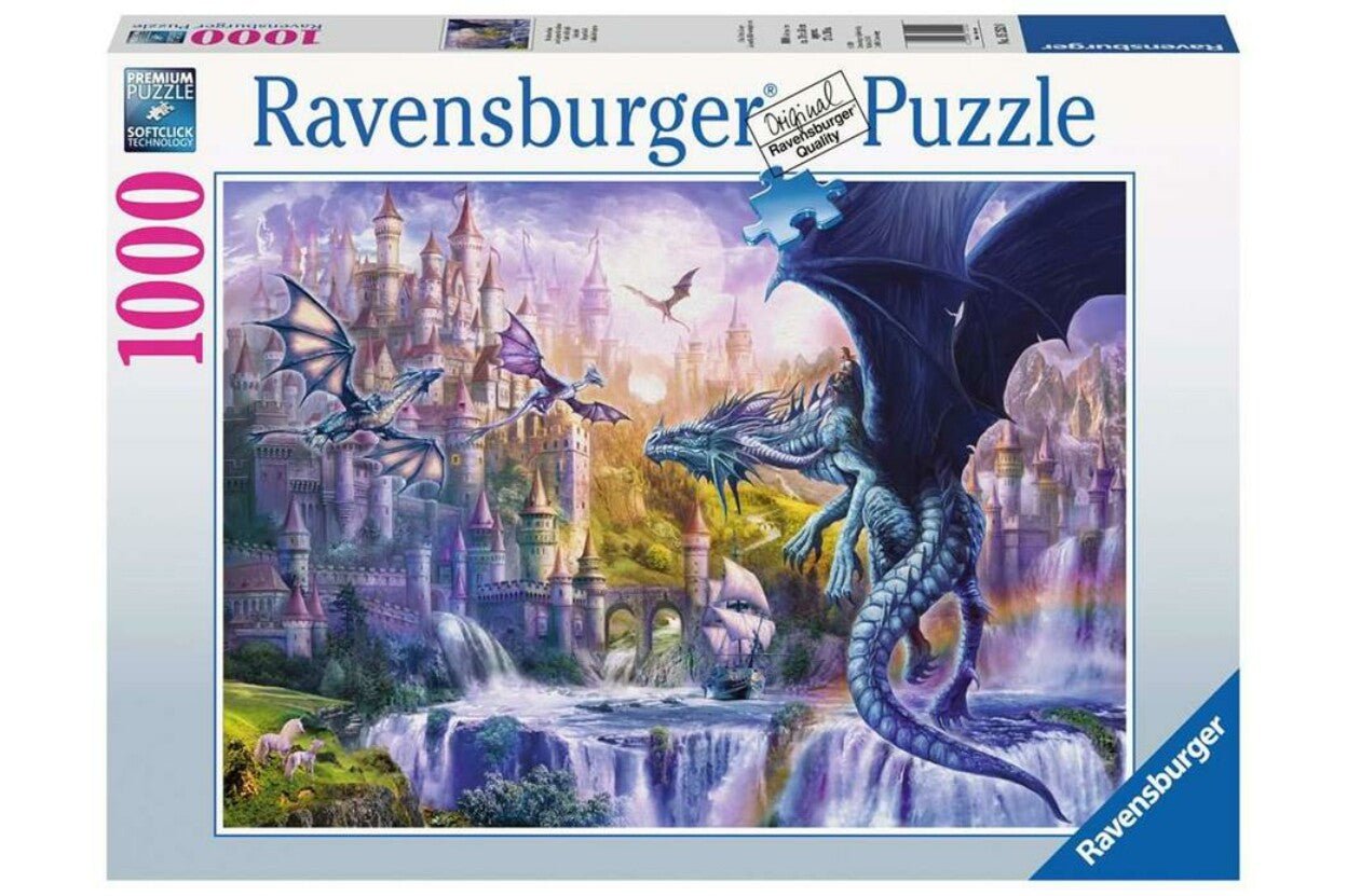 Sárkánypalota Ravensburger 1000 darabos kirakó puzzle (RA-15252 4005556152520) - puzzlegarden