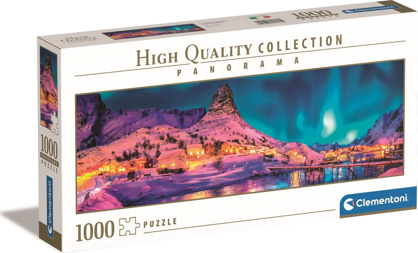 Sarki fény Lofoten felett - panoráma Clementoni 1000 darabos kirakó puzzle (CL-39747 8005125397471) - puzzlegarden