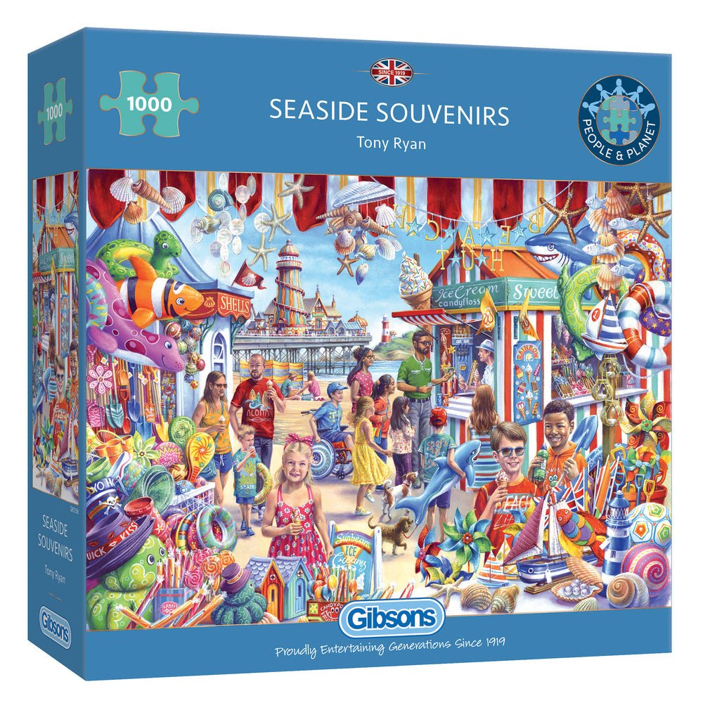 Seaside Souvenirs Gibsons 1000 darabos kirakó puzzle (G - G6358 5012269063585) - puzzlegarden