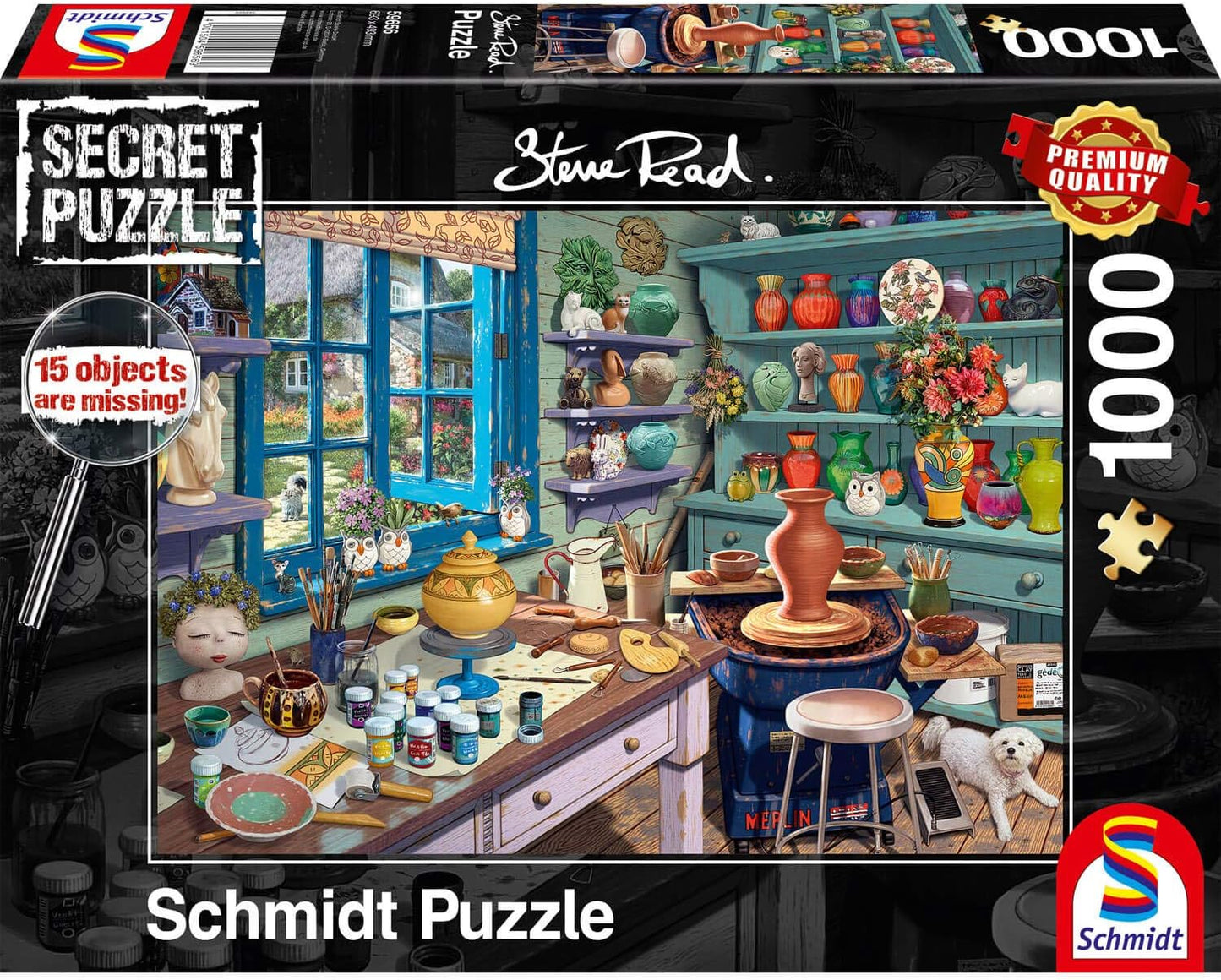 Secret Puzzles - A Műteremben Schmidt 1000 darabos kirakó puzzle (SCH-59656 4001504596569) - puzzlegarden