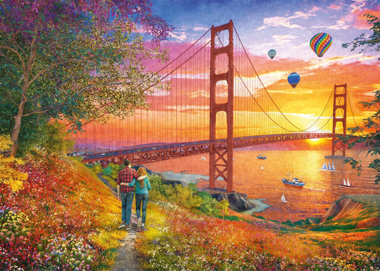 Séta a Golden Gate hídhoz Schmidt 2000 darabos kirakó puzzle (SCH-59773 4001504597733) - puzzlegarden
