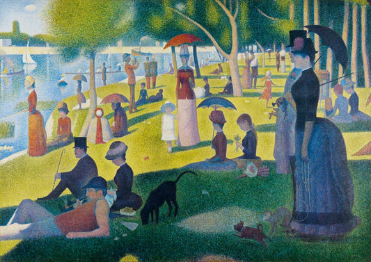 Seurat - Vasárnap délután Grande Jatte szigetén Bluebird 1000 darabos kirakó puzzle (BB-60086 3663384600869) - puzzlegarden