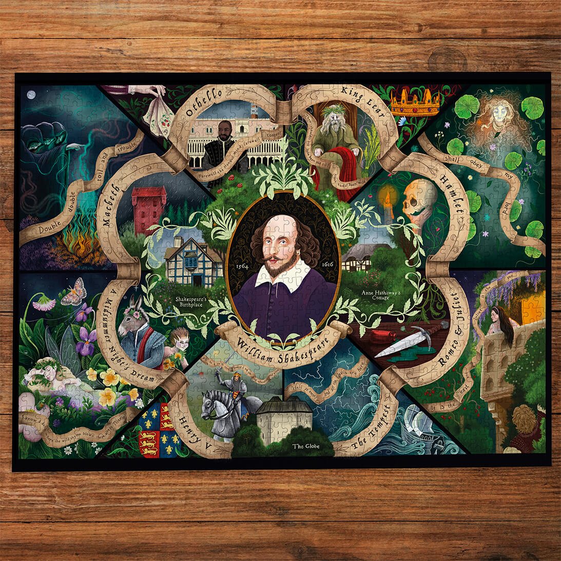 Shakespeare Gibsons 1000 darabos kirakó puzzle (G-G7170) - puzzlegarden