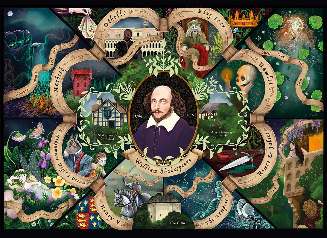 Shakespeare Gibsons 1000 darabos kirakó puzzle (G-G7170) - puzzlegarden