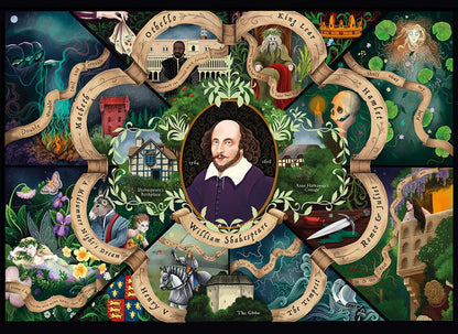 Shakespeare Gibsons 1000 darabos kirakó puzzle (G-G7170) - puzzlegarden