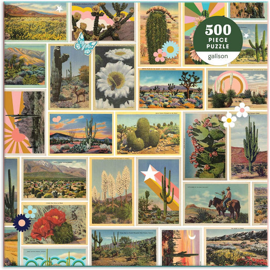 Sivatagi Képeslapok Galison 500 darabos kirakó puzzle (GA-M121919H 9780735364745) - puzzlegarden