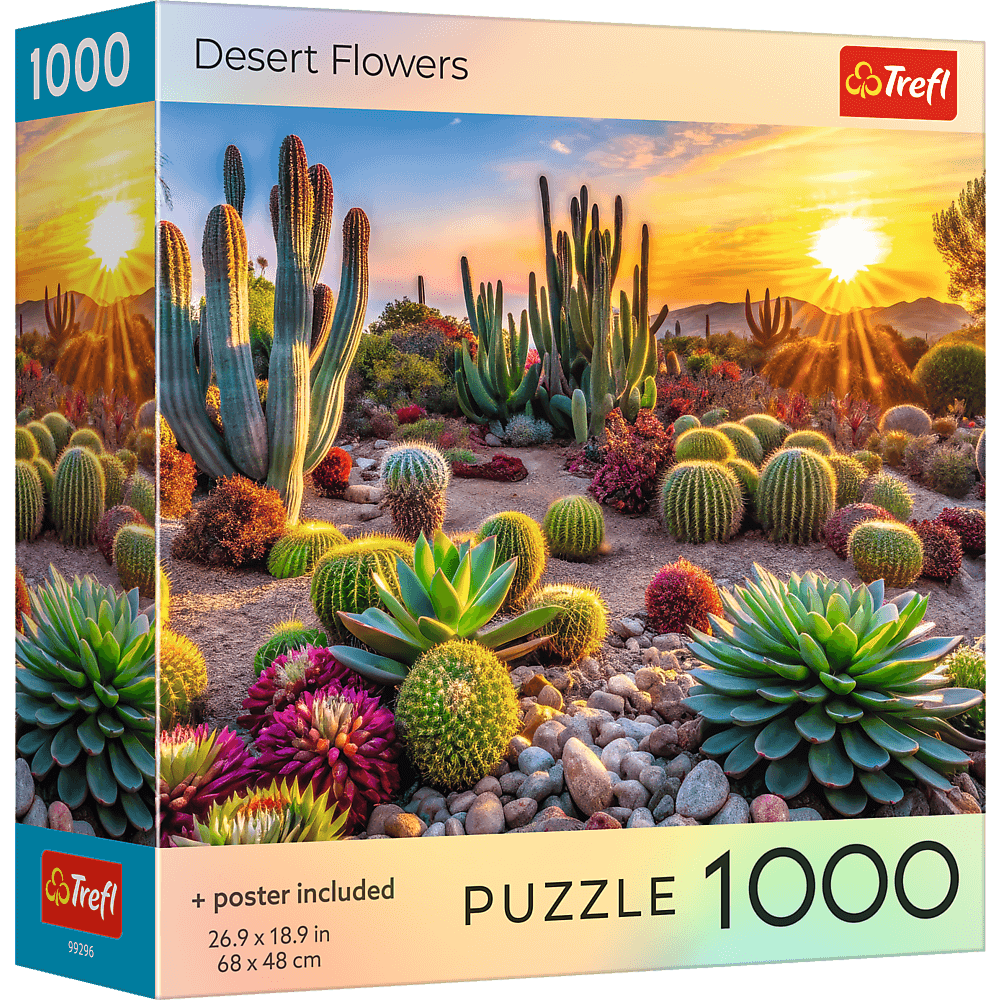 Sivatagi virágok Trefl 1000 darabos kirakó puzzle (TR-USA_99296) - puzzlegarden