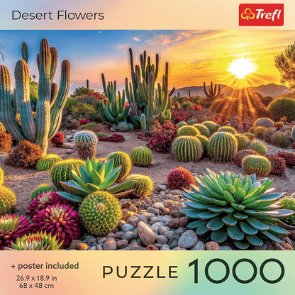 Sivatagi virágok Trefl 1000 darabos kirakó puzzle (TR-USA_99296) - puzzlegarden