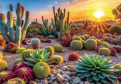 Sivatagi virágok Trefl 1000 darabos kirakó puzzle (TR-USA_99296) - puzzlegarden