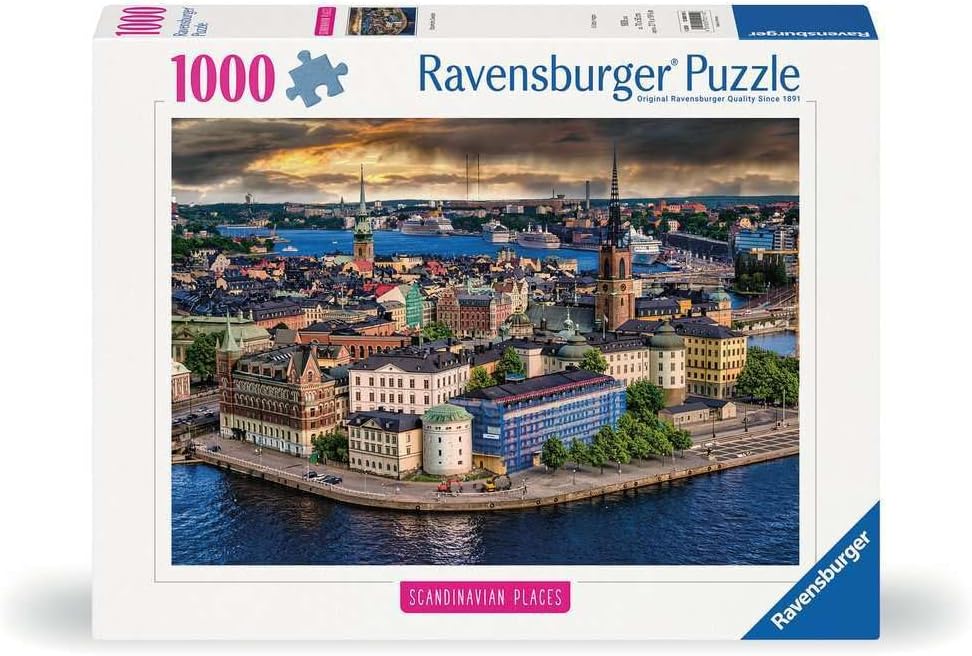 Skandináv helyek - Stockholm, Sweden Ravensburger 1000 darabos kirakó puzzle (RA - 12000114 4005555001140) - puzzlegarden