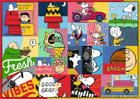 Snoopy és Barátai Ravensburger 1000 darabos kirakó puzzle (RA - 17539) - puzzlegarden