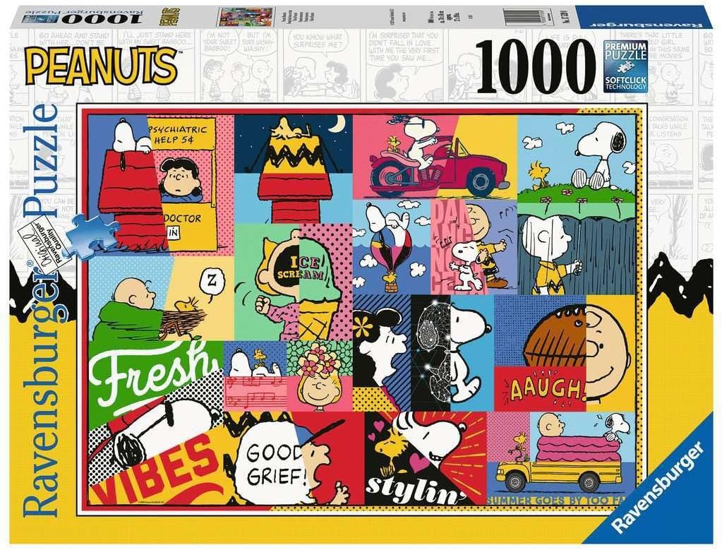 Snoopy és Barátai Ravensburger 1000 darabos kirakó puzzle (RA-17539 4005556175390) - puzzlegarden