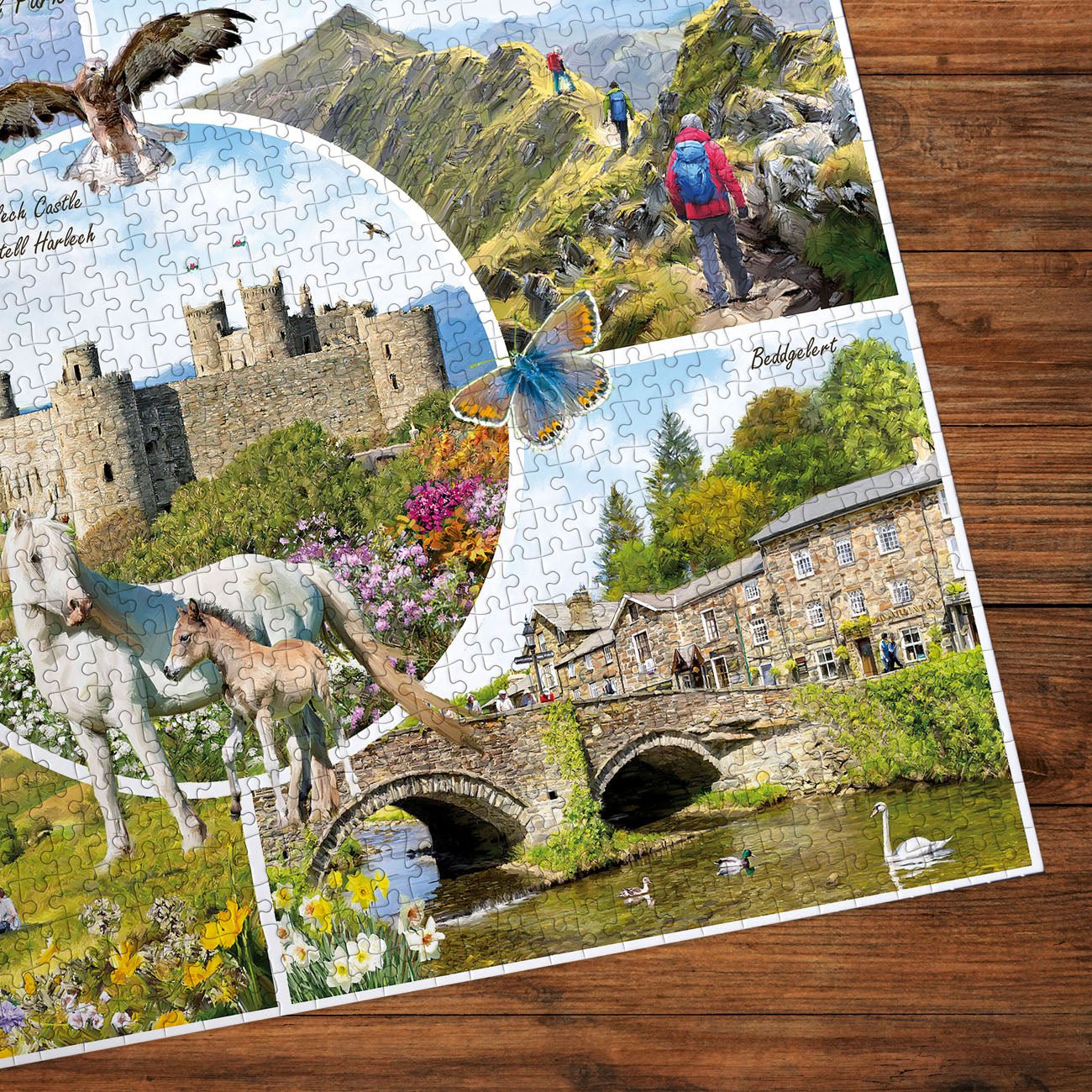 Snowdonia nemzeti park Gibsons 1000 darabos kirakó puzzle (G-G6463) - puzzlegarden