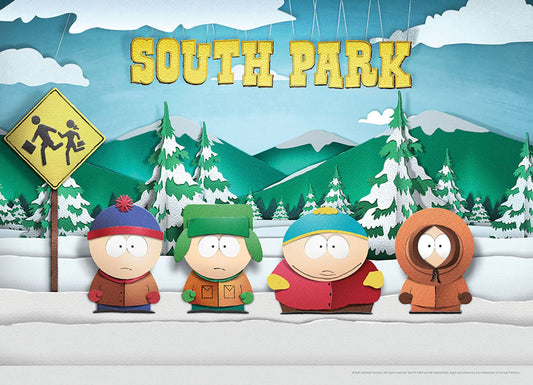 South Park - A buszmegállóban Usaopoly 1000 darabos kirakó puzzle (120415 700304155658) - puzzlegarden