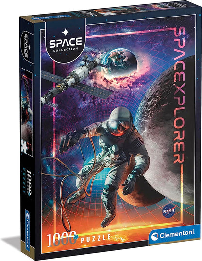 Space Collection - Space Explorer Clementoni 1000 darabos kirakó puzzle (CL-39717 8005125397174) - puzzlegarden