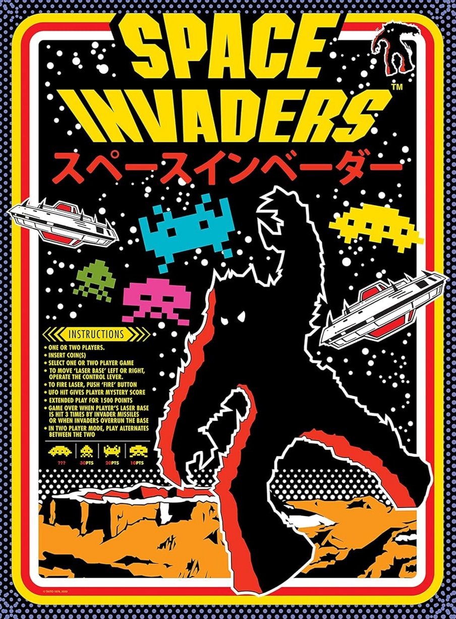 Space Invaders Aquarius 500 darabos kirakó puzzle (AQ - 62352 840391170742) - puzzlegarden