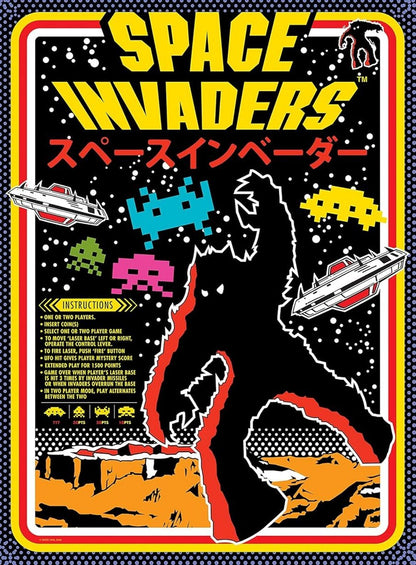 Space Invaders Aquarius 500 darabos kirakó puzzle (AQ - 62352 840391170742) - puzzlegarden