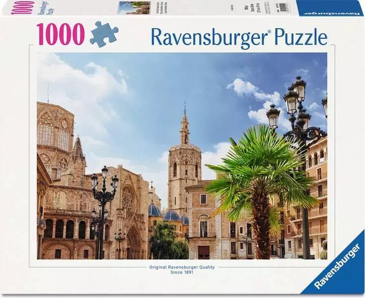 Spanyol tájak - Szent Mária tér, Valencia Ravensburger 1000 darabos kirakó puzzle (RA-12001915) - puzzlegarden