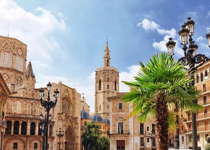 Spanyol tájak - Szent Mária tér, Valencia Ravensburger 1000 darabos kirakó puzzle (RA-12001915) - puzzlegarden