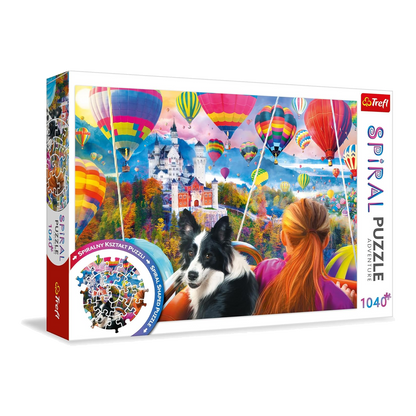 Spirál puzzle - Hőlégballon Fesztivál Trefl 1040 darabos kirakó puzzle (TR-40018) - puzzlegarden