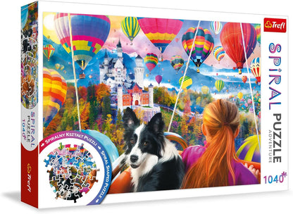 Spirál puzzle - Hőlégballon Fesztivál Trefl 1040 darabos kirakó puzzle (TR - 40018 5900511400182) - puzzlegarden