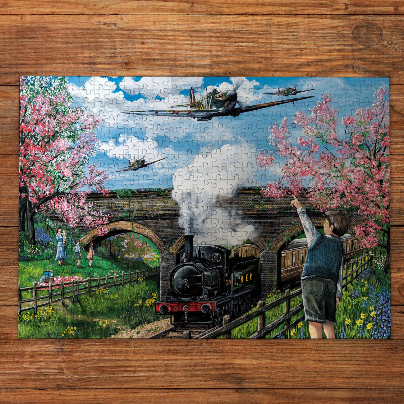 Spitfire - meglepetés Gibsons 1000 darabos kirakó puzzle (G-G6460) - puzzlegarden