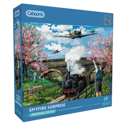 Spitfire - meglepetés Gibsons 1000 darabos kirakó puzzle (G-G6460) - puzzlegarden