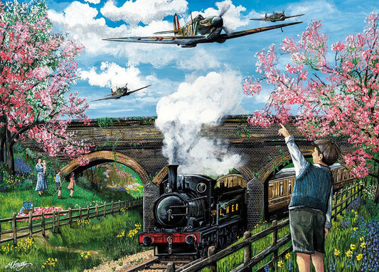 Spitfire - meglepetés Gibsons 1000 darabos kirakó puzzle (G-G6460) - puzzlegarden