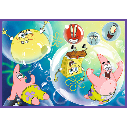 SpongyaBob bolondos világa – 4x250 Trefl 250 darabos kirakó puzzle (TR-13342) - puzzlegarden