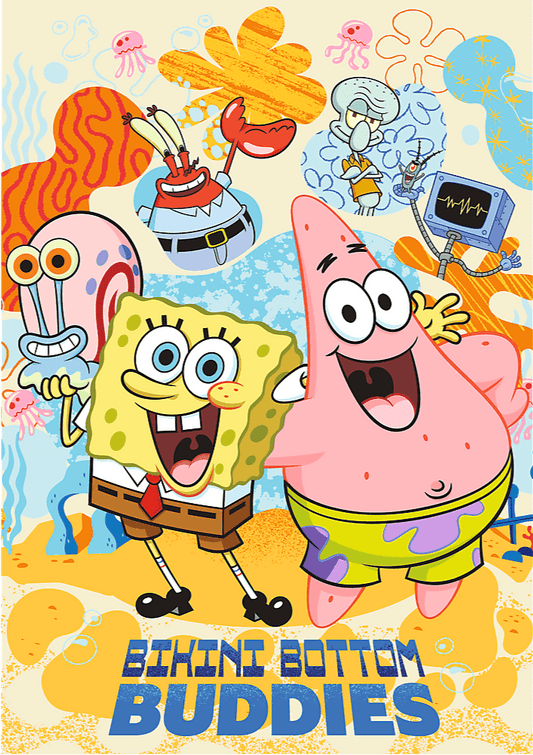 SpongyaBob Kockanadrág Trefl 1000 darabos kirakó puzzle (TR - 12081 5900511120813) - puzzlegarden